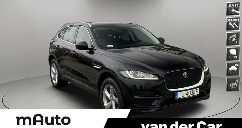 Jaguar F-Pace cena 144900 przebieg: 77000, rok produkcji 2019 z Łazy małe 301